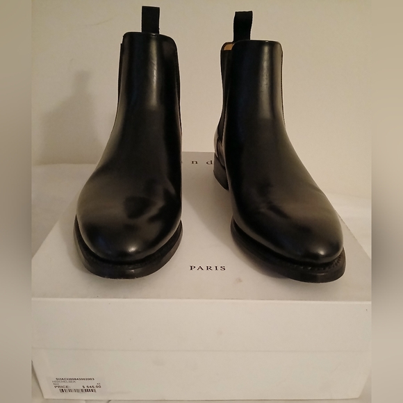 Sandro Glazed leather Chelsea boots - Picture 1 of 10